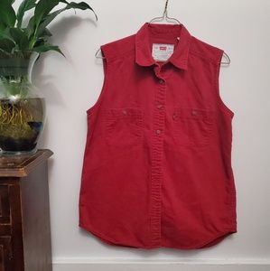 Levi's Denim Button Up Vest
